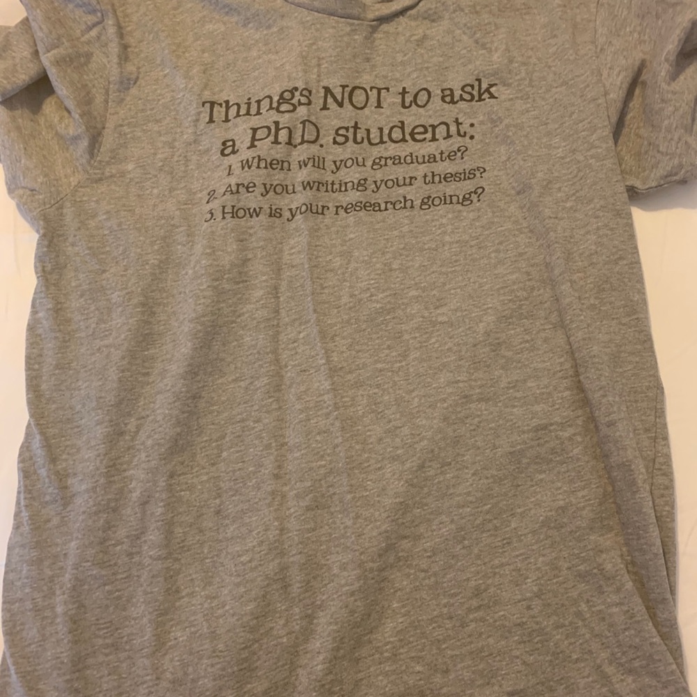 PhD shirt